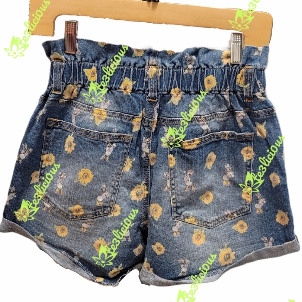 DISNEY PARKS DAISY DUCK DENIM SHORTS - Picture 2 of 3